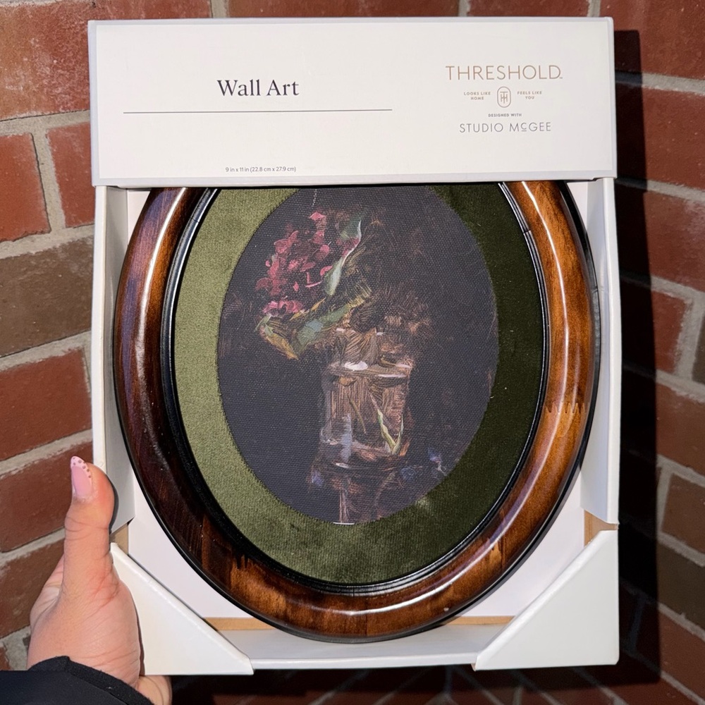 TARGET STUDIO MCGEE OVAL FRAME WALL ART